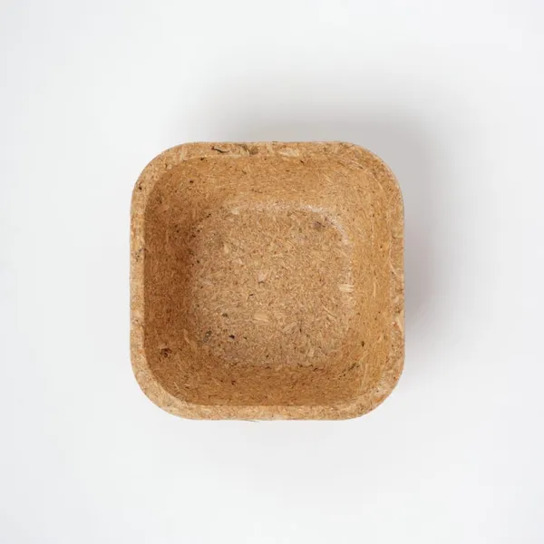 180 ML round biodegradable bowl — angle view