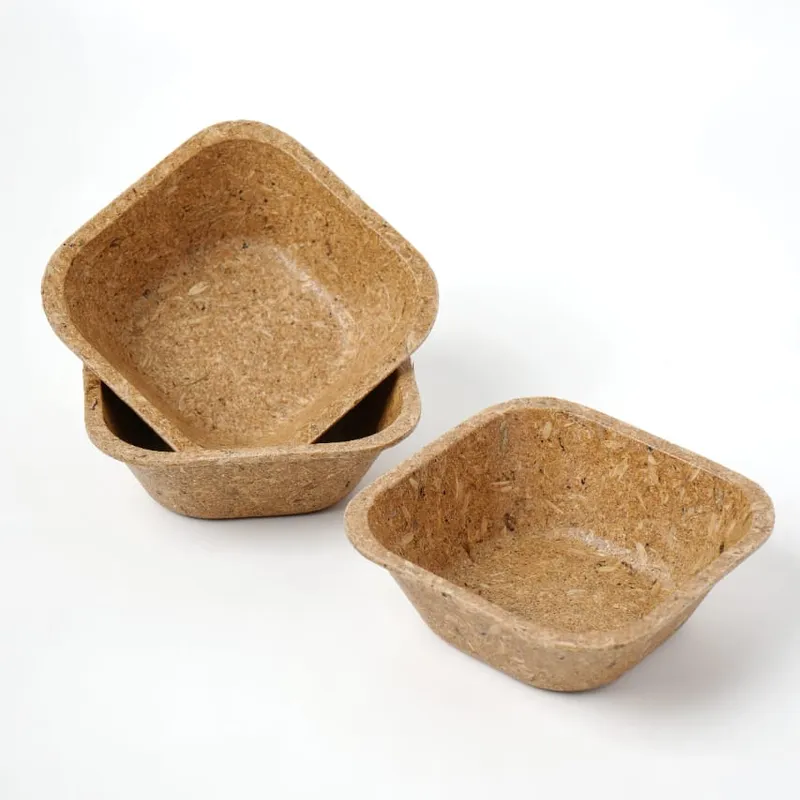 180 ML round biodegradable bowl — side profile