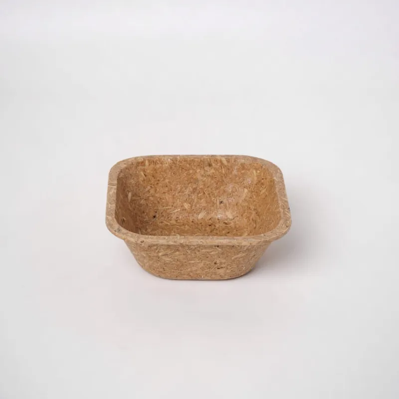 180 ML round biodegradable bowl — close-up texture